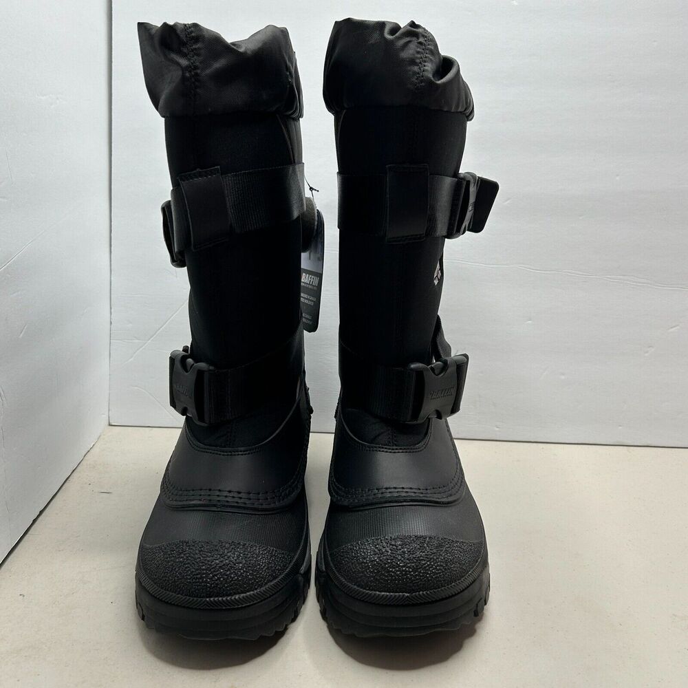 Baffin Black Gray Winter Snow Boots - Picture 4 of 9